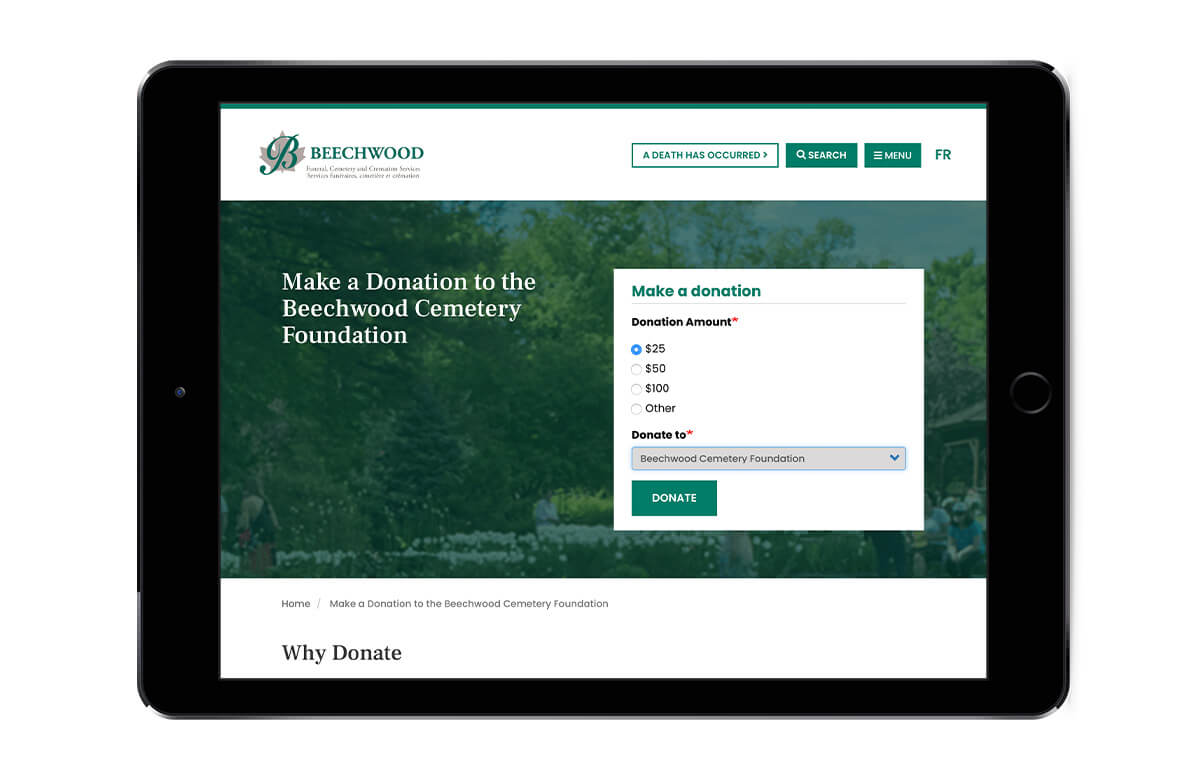 Beechwood - Donation Platform