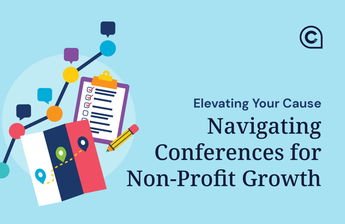 featured image for blog on navigating conferences for non-profit growth
