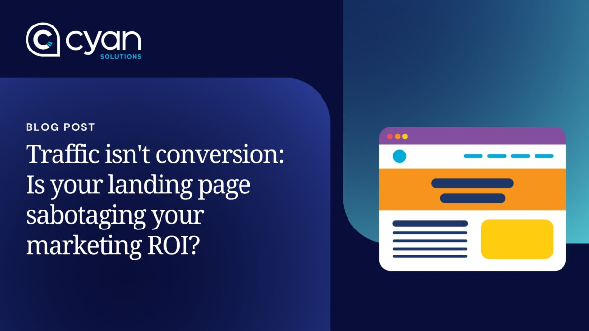 blog image for Cyan Solutions’ blog on landing page optimization